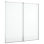 Folding magnetic whiteboard aluminum 100x100x1.7 cm by , Exhibition panels - Ref: Foro24-4005354, Price: 51,16 €, Discount: %