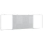 Folding magnetic whiteboard aluminum 160x60x1.7 cm by , Exhibition panels - Ref: Foro24-4005368, Price: 58,26 €, Discount: %