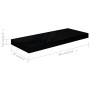 Floating wall shelf in glossy black MDF 60x23.5x3.8 cm by vidaXL, Shelves and shelves - Ref: Foro24-323769, Price: 19,77 €, D...