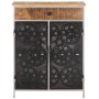 Rough mango wood and iron sideboard 60x35x75 cm by vidaXL, Sideboards - Ref: Foro24-323736, Price: 172,88 €, Discount: %