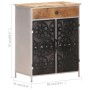 Rough mango wood and iron sideboard 60x35x75 cm by vidaXL, Sideboards - Ref: Foro24-323736, Price: 172,88 €, Discount: %