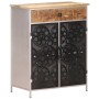 Rough mango wood and iron sideboard 60x35x75 cm by vidaXL, Sideboards - Ref: Foro24-323736, Price: 172,88 €, Discount: %