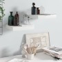 Floating wall shelf 2 pcs glossy white MDF 23x23.5x3.8cm by vidaXL, Shelves and shelves - Ref: Foro24-323740, Price: 18,11 €,...