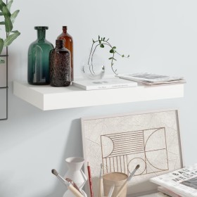 Floating wall shelf glossy white MDF 40x23x3.8 cm by vidaXL, Shelves and shelves - Ref: Foro24-323742, Price: 21,25 €, Discou...