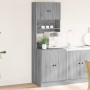 Mueble de cocina madera de ingeniería gris Sonoma 60x50x180 cm de , Armarios de cocina - Ref: Foro24-3276642, Precio: 190,66 ...