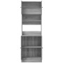 Mueble de cocina madera de ingeniería gris Sonoma 60x50x180 cm de , Armarios de cocina - Ref: Foro24-3276642, Precio: 190,66 ...