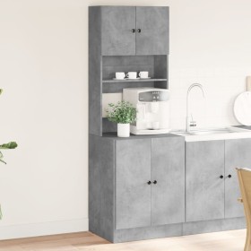 Engineered wood kitchen cabinet in gray concrete, measuring 60x50x180 cm. by , Kitchen cabinets - Ref: Foro24-3276640, Price:...