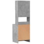 Mueble de cocina madera ingeniería gris hormigón 60x50x180 cm de , Armarios de cocina - Ref: Foro24-3276640, Precio: 196,08 €...