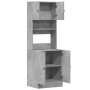 Mueble de cocina madera ingeniería gris hormigón 60x50x180 cm de , Armarios de cocina - Ref: Foro24-3276640, Precio: 196,08 €...