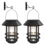 Outdoor solar wall lanterns, white light, 2 units by , Outdoor lighting - Ref: Foro24-4008187, Price: 30,99 €, Discount: %