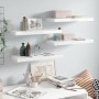 Floating wall shelf 4 pcs glossy white MDF 60x23.5x3.8cm by vidaXL, Shelves and shelves - Ref: Foro24-323750, Price: 61,77 €,...