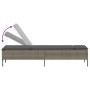 Sun loungers with cushions 2 units synthetic rattan gray by , Loungers - Ref: Foro24-3261589, Price: 290,99 €, Discount: %