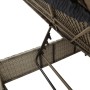 Sun loungers with cushions 2 units synthetic rattan gray by , Loungers - Ref: Foro24-3261589, Price: 290,99 €, Discount: %