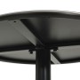 Round garden table, black steel, Ø60x105 cm by , Garden tables - Ref: Foro24-4009309, Price: 125,99 €, Discount: %