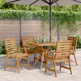 5-piece solid acacia wood garden dining set by , Garden sets - Ref: Foro24-3283569, Price: 371,81 €, Discount: %