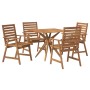 Gartenset 5-teilig Massivholz Akazie von , Gartensets - Ref: Foro24-3283569, Preis: 371,31 €, Rabatt: %