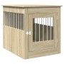 Dog crate made of engineered Sonoma oak wood, measuring 64.5x80x71 cm. by , Dog kennels - Ref: Foro24-847491, Price: 108,94 €...