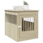 Dog crate made of engineered Sonoma oak wood, measuring 64.5x80x71 cm. by , Dog kennels - Ref: Foro24-847491, Price: 108,94 €...