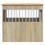 Dog crate made of engineered Sonoma oak wood, measuring 64.5x80x71 cm. by , Dog kennels - Ref: Foro24-847491, Price: 108,94 €...