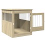 Dog crate made of engineered Sonoma oak wood, measuring 64.5x80x71 cm. by , Dog kennels - Ref: Foro24-847491, Price: 108,94 €...