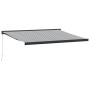 Toldo retráctil aluminio y tela gris antracita y blanco 4,5x3 m de , Toldos - Ref: Foro24-3216131, Precio: 598,77 €, Descuent...