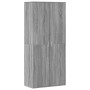 Mueble zapatero madera de ingeniería gris Sonoma 80x39x178 cm de , Zapateros y organizadores de calzado - Ref: Foro24-3276677...