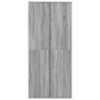 Mueble zapatero madera de ingeniería gris Sonoma 80x39x178 cm de , Zapateros y organizadores de calzado - Ref: Foro24-3276677...