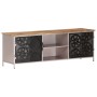 Rough mango wood TV cabinet 120x30x40 cm by vidaXL, TV Furniture - Ref: Foro24-323737, Price: 109,37 €, Discount: %