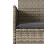 2-seater garden sofa with table and gray PE rattan cushions by , Outdoor sofas - Ref: Foro24-4003886, Price: 139,99 €, Discou...