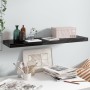 Glossy gray MDF floating wall shelf 90x23.5x3.8 cm by vidaXL, Shelves and shelves - Ref: Foro24-323775, Price: 26,12 €, Disco...