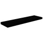 Glossy gray MDF floating wall shelf 90x23.5x3.8 cm by vidaXL, Shelves and shelves - Ref: Foro24-323775, Price: 26,12 €, Disco...