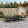 13-piece black synthetic rattan garden dining set by , Garden sets - Ref: Foro24-3295052, Price: 1,00 €, Discount: %