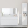 Juego de muebles de baño 3 pzas madera contrachapada blanco de , Muebles de baño - Ref: Foro24-3308526, Precio: 125,07 €, Des...