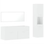 Juego de muebles de baño 3 pzas madera contrachapada blanco de , Muebles de baño - Ref: Foro24-3308526, Precio: 125,07 €, Des...