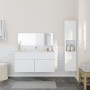 Juego de muebles de baño 3 pzas madera contrachapada blanco de , Muebles de baño - Ref: Foro24-3308526, Precio: 125,07 €, Des...