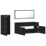 3-piece black plywood bathroom furniture set by , Bathroom furniture - Ref: Foro24-3308532, Price: 104,99 €, Discount: %