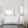 Bathroom furniture set, 3 pieces, plywood, glossy white. by , Bathroom furniture - Ref: Foro24-3308530, Price: 142,91 €, Disc...