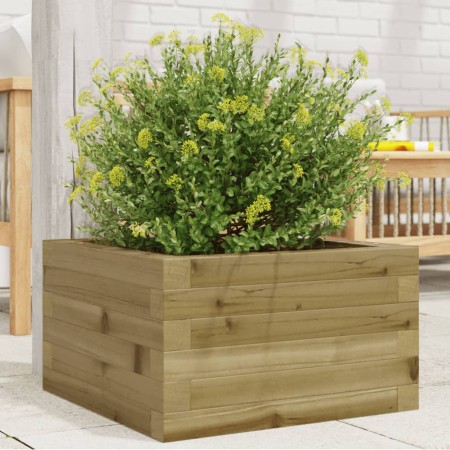 Impregnated pine wood planter 40x40x23 cm by , Pots and planters - Ref: Foro24-847182, Price: 48,99 €, Discount: %