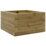 Jardinera de madera de pino impregnada 40x40x23 cm de , Maceteros y jardineras - Ref: Foro24-847182, Precio: 48,99 €, Descuen...