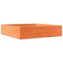 Solid pine wood planter in brown wax 100x100x23 cm by , Pots and planters - Ref: Foro24-847210, Price: 92,24 €, Discount: %