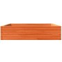 Solid pine wood planter in brown wax 100x100x23 cm by , Pots and planters - Ref: Foro24-847210, Price: 92,24 €, Discount: %