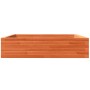 Solid pine wood planter in brown wax 100x100x23 cm by , Pots and planters - Ref: Foro24-847210, Price: 92,24 €, Discount: %