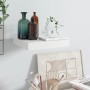 Floating wall shelf glossy white MDF 23x23.5x3.8 cm by vidaXL, Shelves and shelves - Ref: Foro24-323739, Price: 13,29 €, Disc...