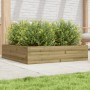 Pine wood planter impregnated 100x100x23 cm by , Pots and planters - Ref: Foro24-847212, Price: 110,69 €, Discount: %