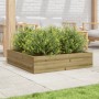 Pine wood planter impregnated 100x100x23 cm by , Pots and planters - Ref: Foro24-847212, Price: 110,69 €, Discount: %