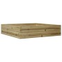 Pine wood planter impregnated 100x100x23 cm by , Pots and planters - Ref: Foro24-847212, Price: 110,69 €, Discount: %