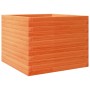 Solid pine wood planter in brown wax 60x60x45.5 cm by , Pots and planters - Ref: Foro24-847250, Price: 108,79 €, Discount: %