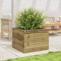 Pine wood planter box, treated, 60x60x45.5 cm by , Pots and planters - Ref: Foro24-847252, Price: 97,99 €, Discount: %