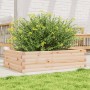 Jardinera de madera maciza de pino 90x60x23 cm de , Maceteros y jardineras - Ref: Foro24-847233, Precio: 61,19 €, Descuento: %