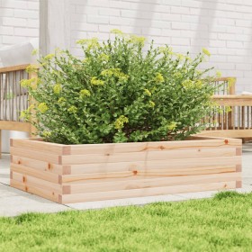 Solid pine wood planter 90x60x23 cm by , Pots and planters - Ref: Foro24-847233, Price: 61,19 €, Discount: %